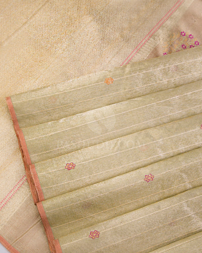 Pastel Green Kanjivaram Silk Saree - S918