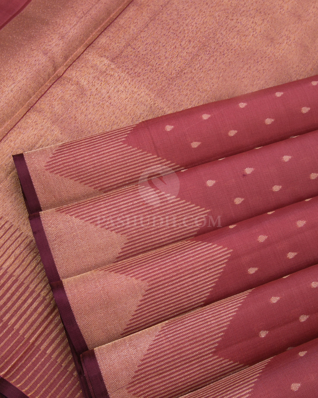 Old Rose Kanjivaram Silk Saree - DJ237