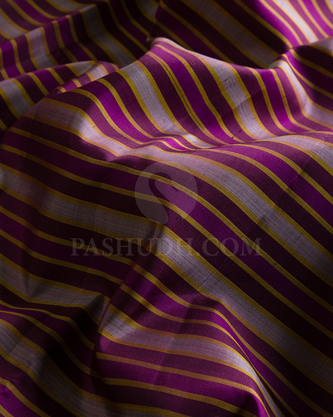 Multicolour and Grey Traditional Kanjivaram Silk Saree - AK7