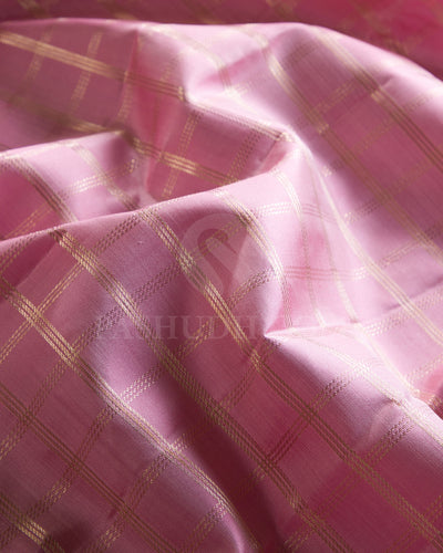 Baby Pink Traditional Kanjivaram Silk Saree - SVJ20