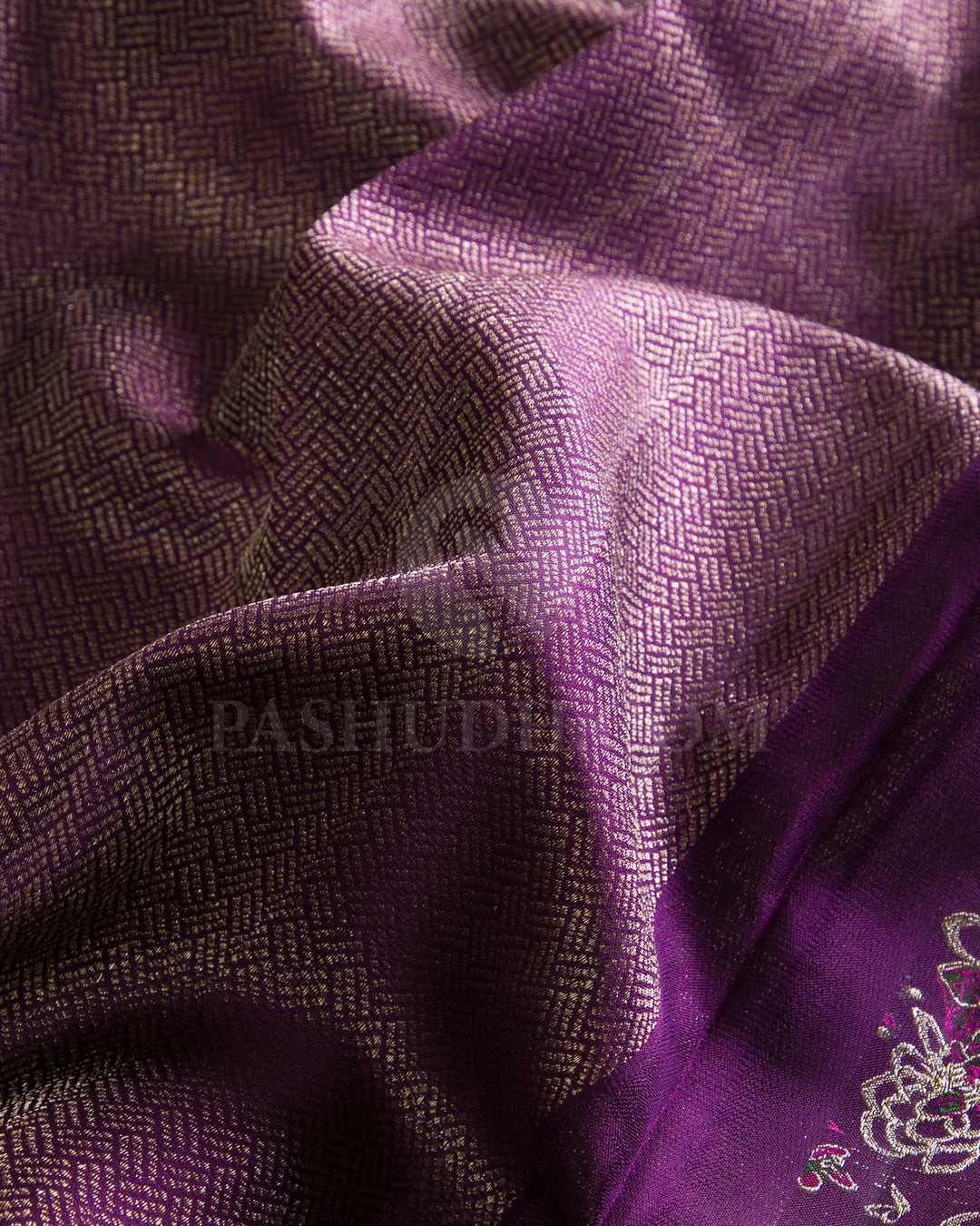 Purple Kanjivaram Silk Saree - DJ330(A)