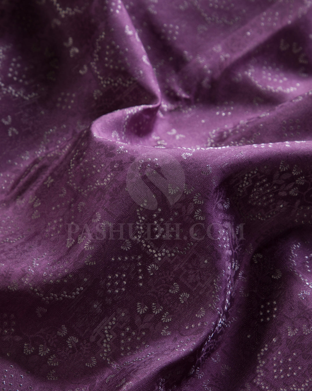 Dark Lavender Kanjivaram Silk Saree - DT257(D)