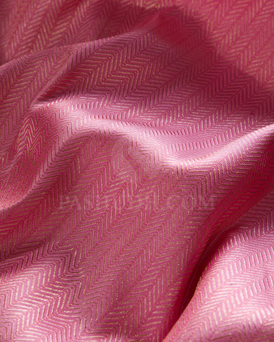 Baby Pink and Purple Kanjivaram Silk Saree - S1321(A)