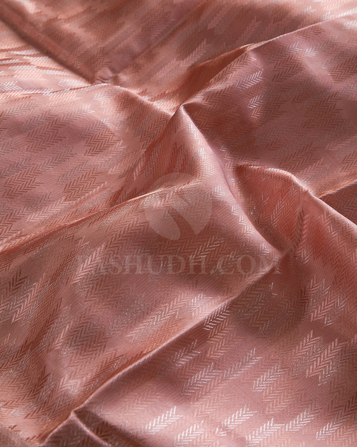 Peach Kanjivaram Silk Saree - D521(J)