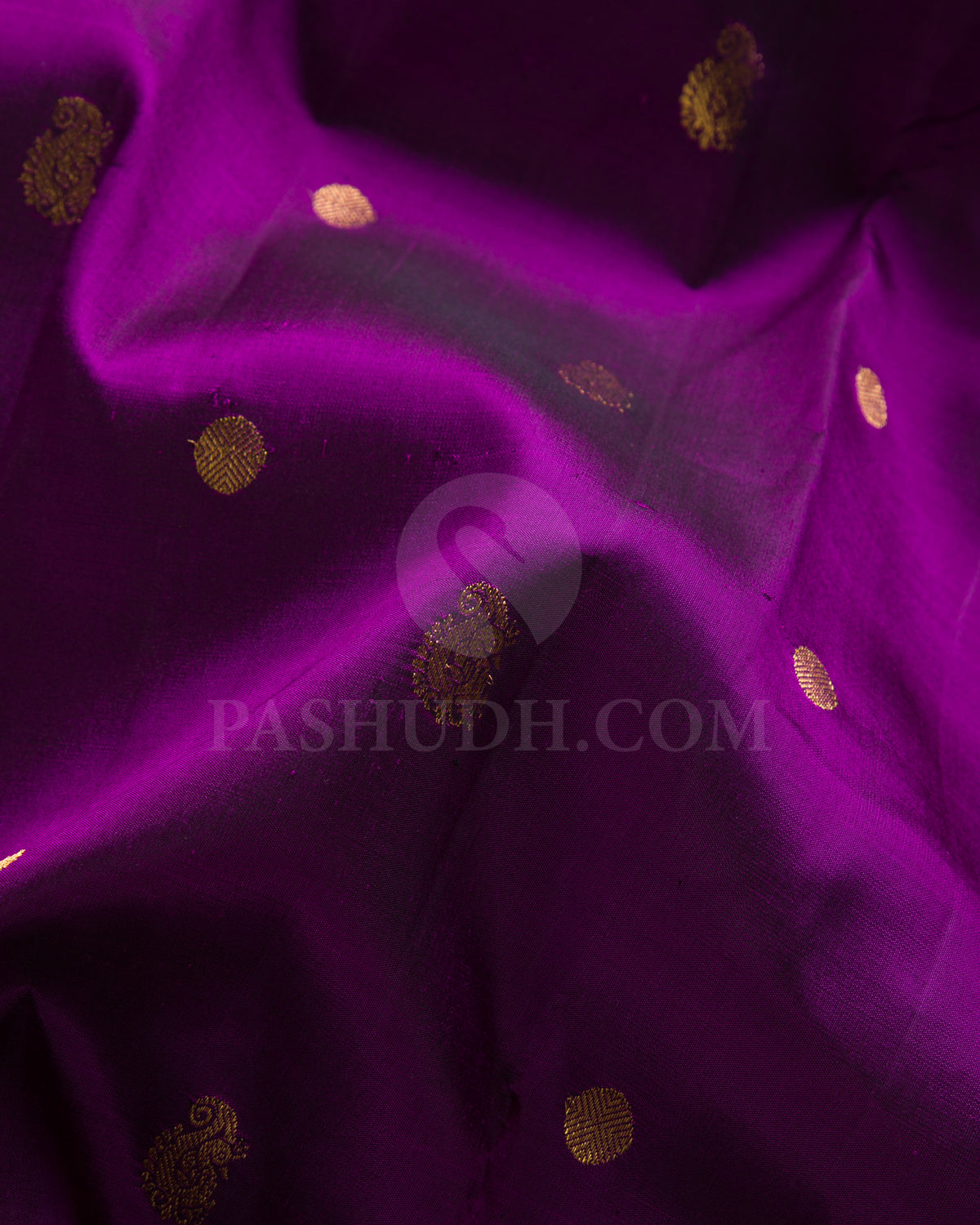 Purple And Lavender Kanjivaram Silk Saree - S1289(A)