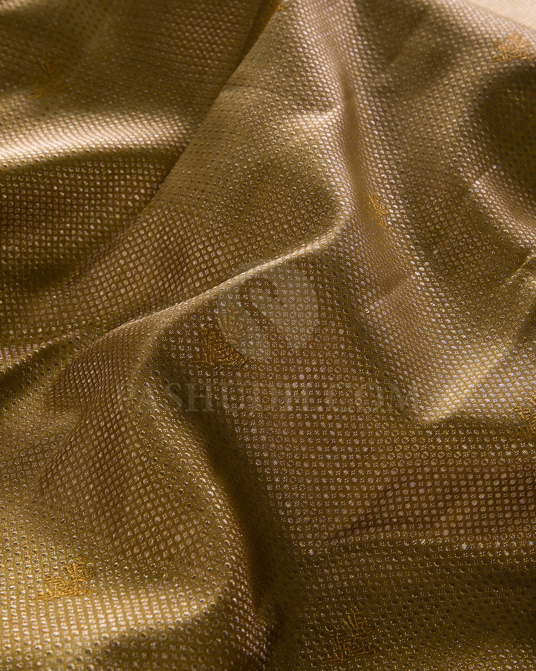 Golden Beige And Punch Pink Kanjivaram Silk Saree - S1315(A)