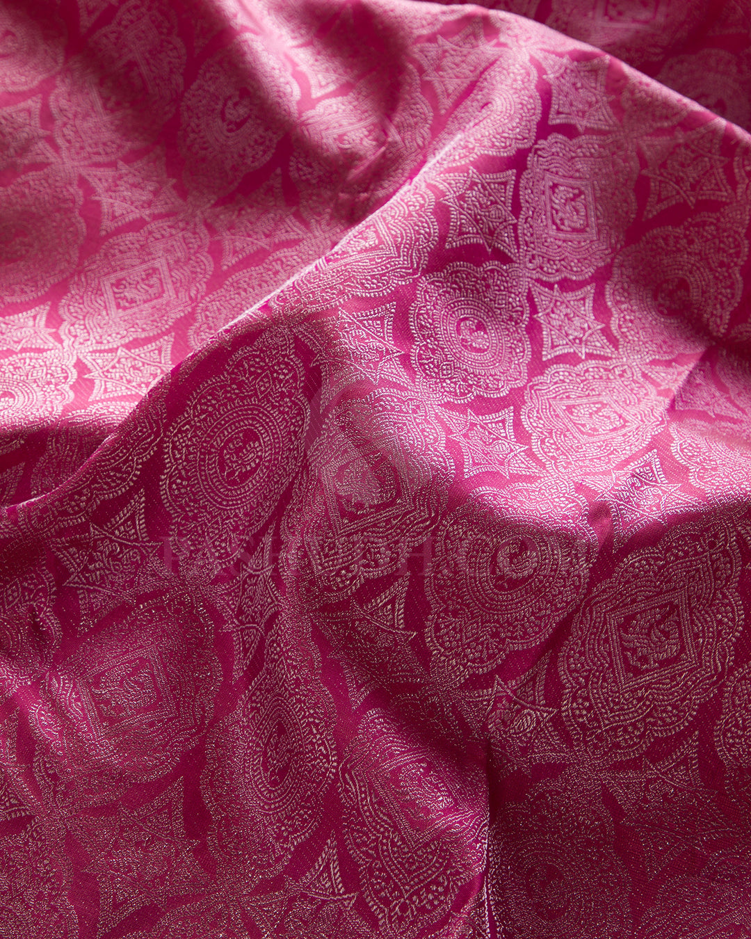 Light Pink And Magenta Kanjivaram Silk Saree - D584(A)