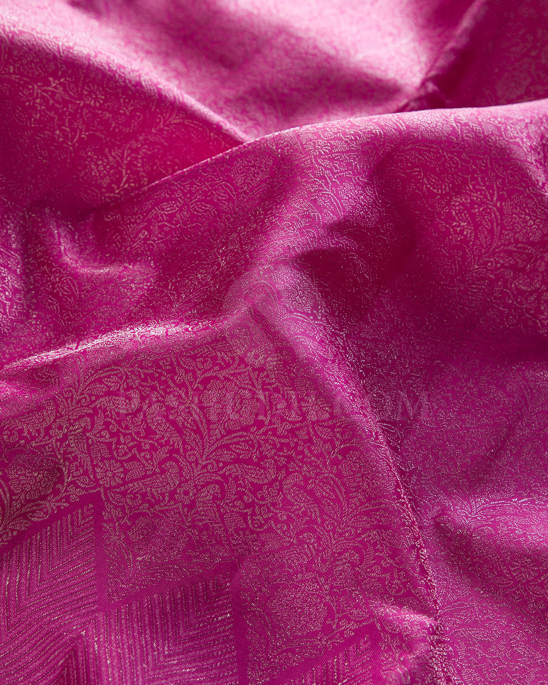 Rose Pink Kanjivaram Silk Saree - D539(D)