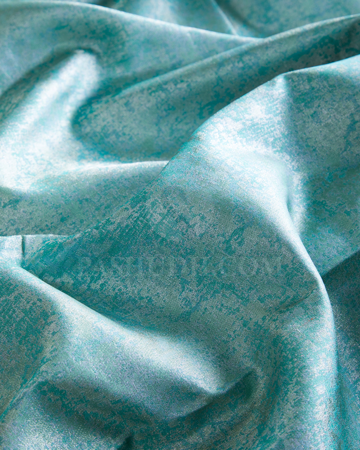 Mild Teal Blue And Grey Blue Kanjivaram Silk Saree - D547(D)