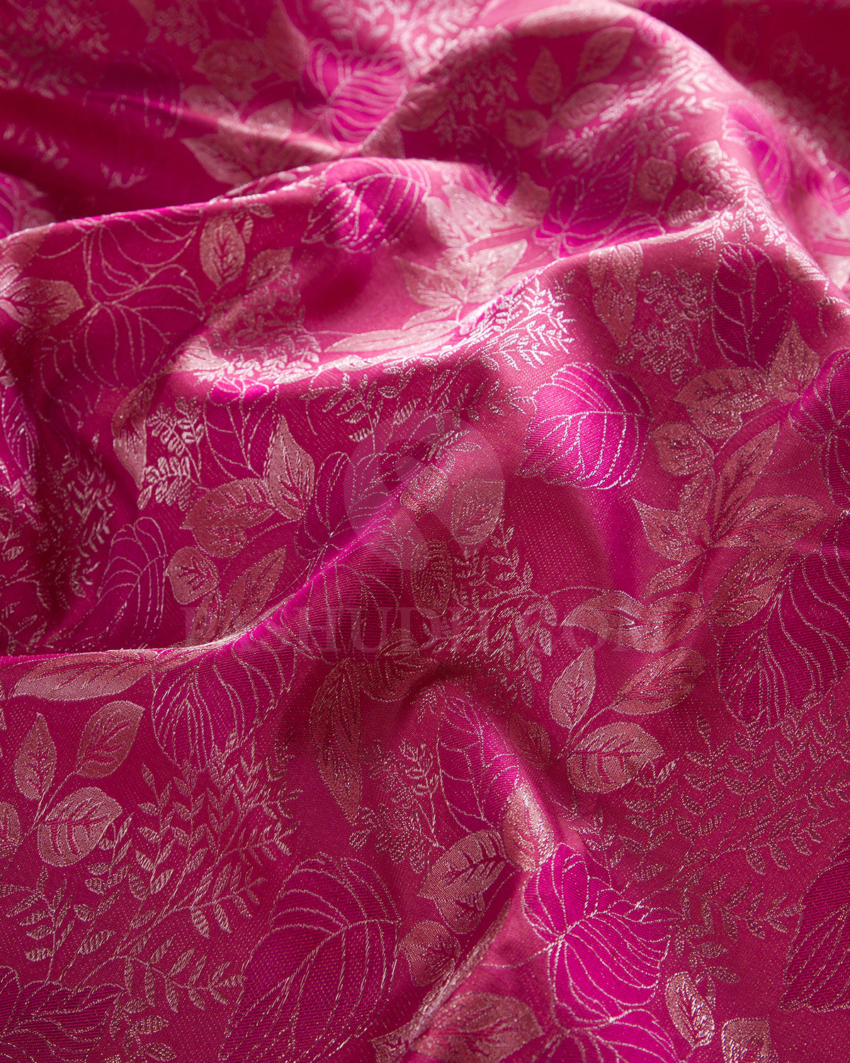 Bright Pink And Magenta Kanjivaram Silk Saree - D548(C)