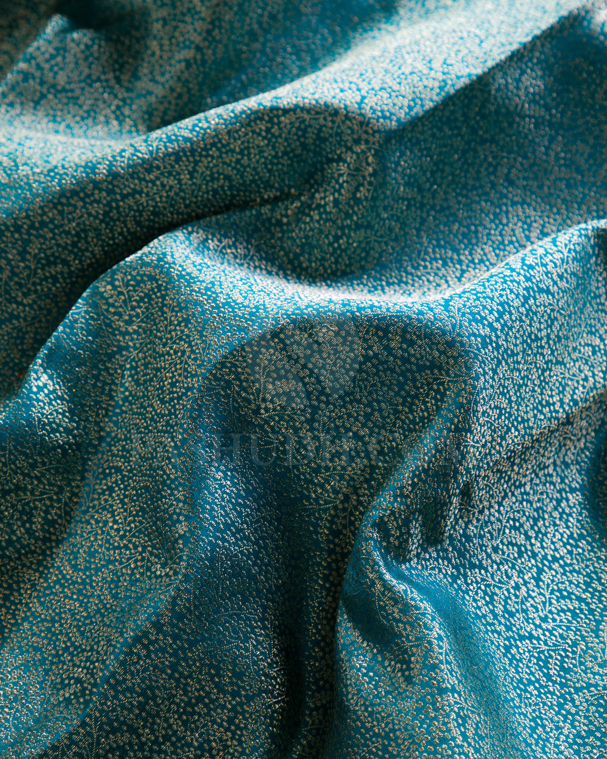 Teal Blue And Sky Blue Kanjivaram Silk Saree - D566(B)