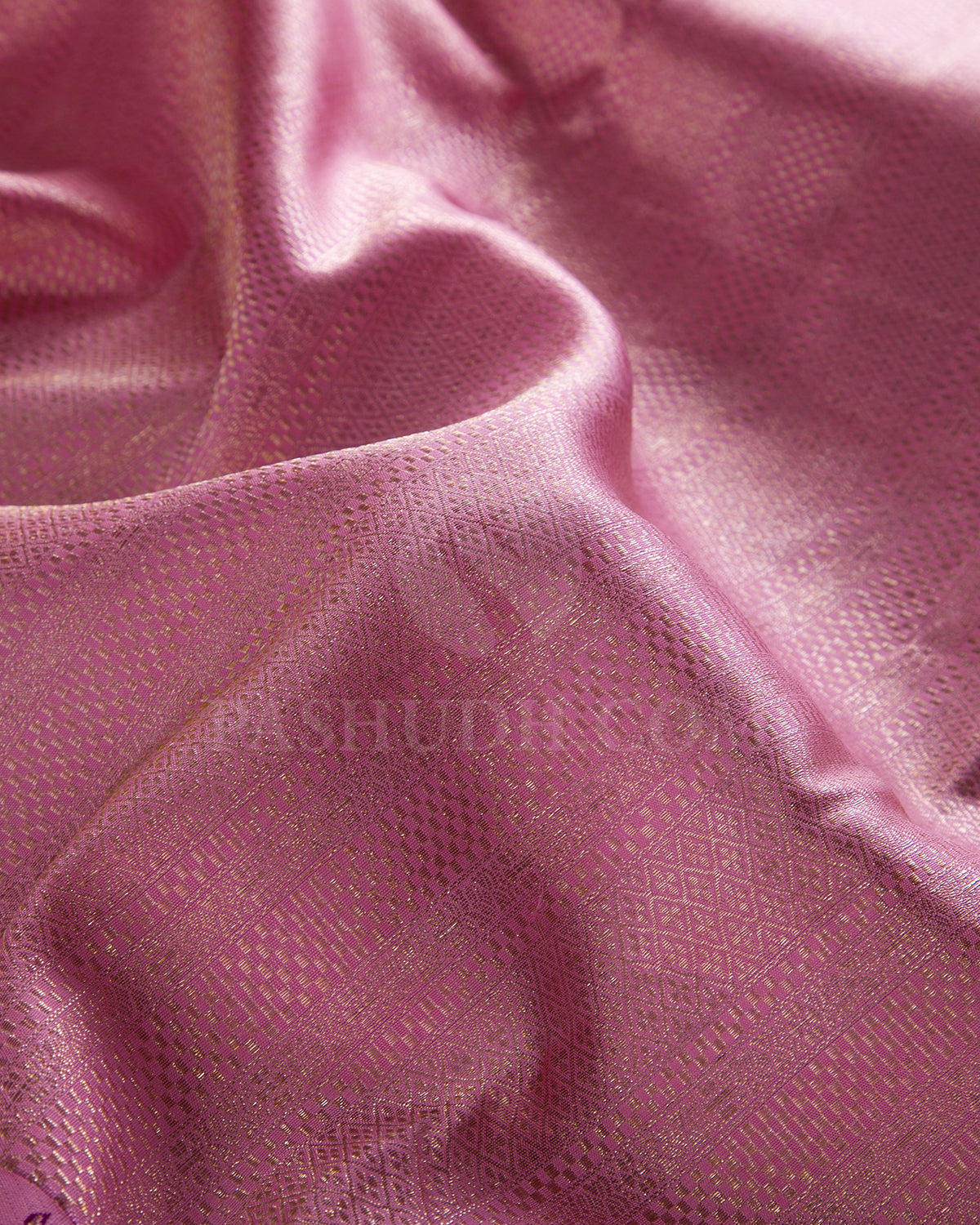 Baby Pink and Lavender Kanjivaram Silk Saree - S1274(B)