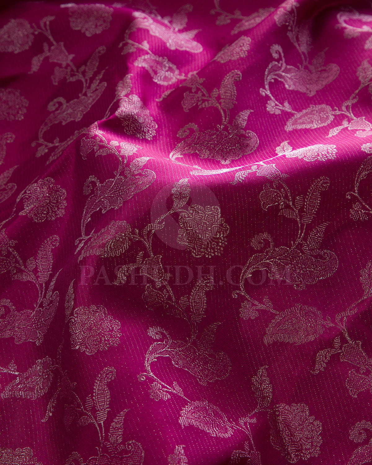 Rasberry Pink Kanjivaram Silk Saree - D578(B)