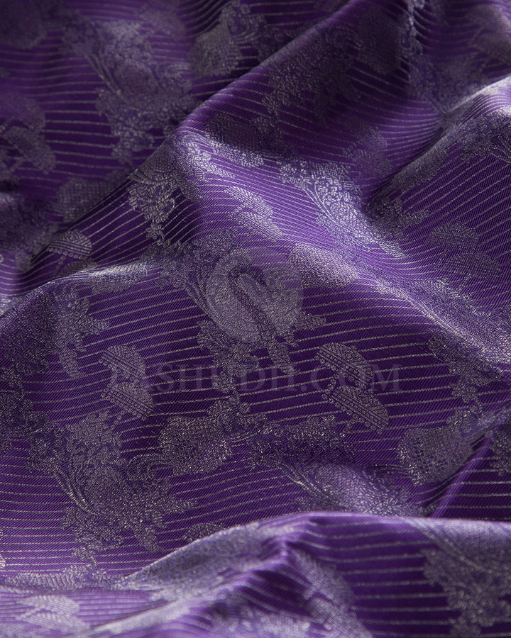 Lavender Kanjivaram Silk Saree - D588(A)