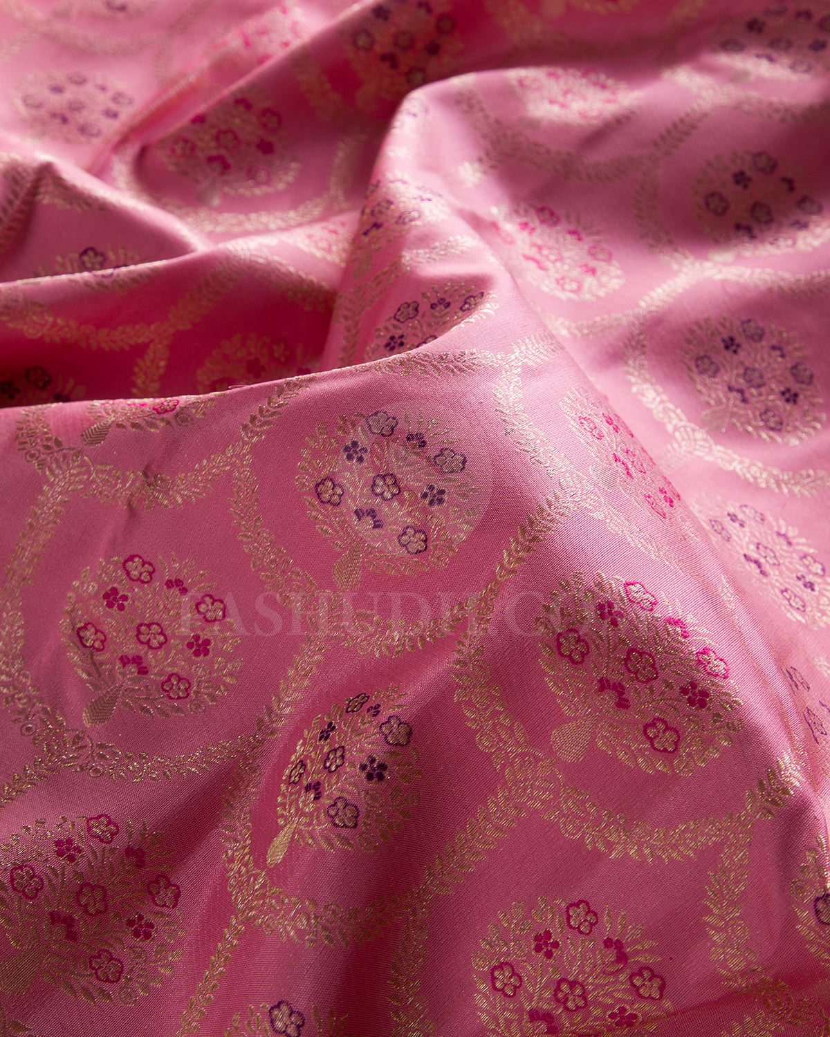 Baby Pink Kanjivaram Silk Saree - S1052(C)