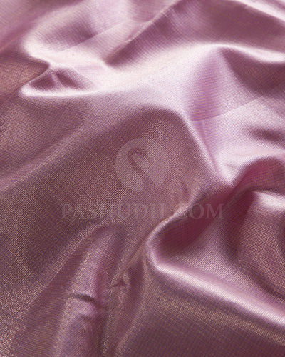 Baby Pink And Cream Shimmer Kanjivaram Silk Saree - S1311(A)