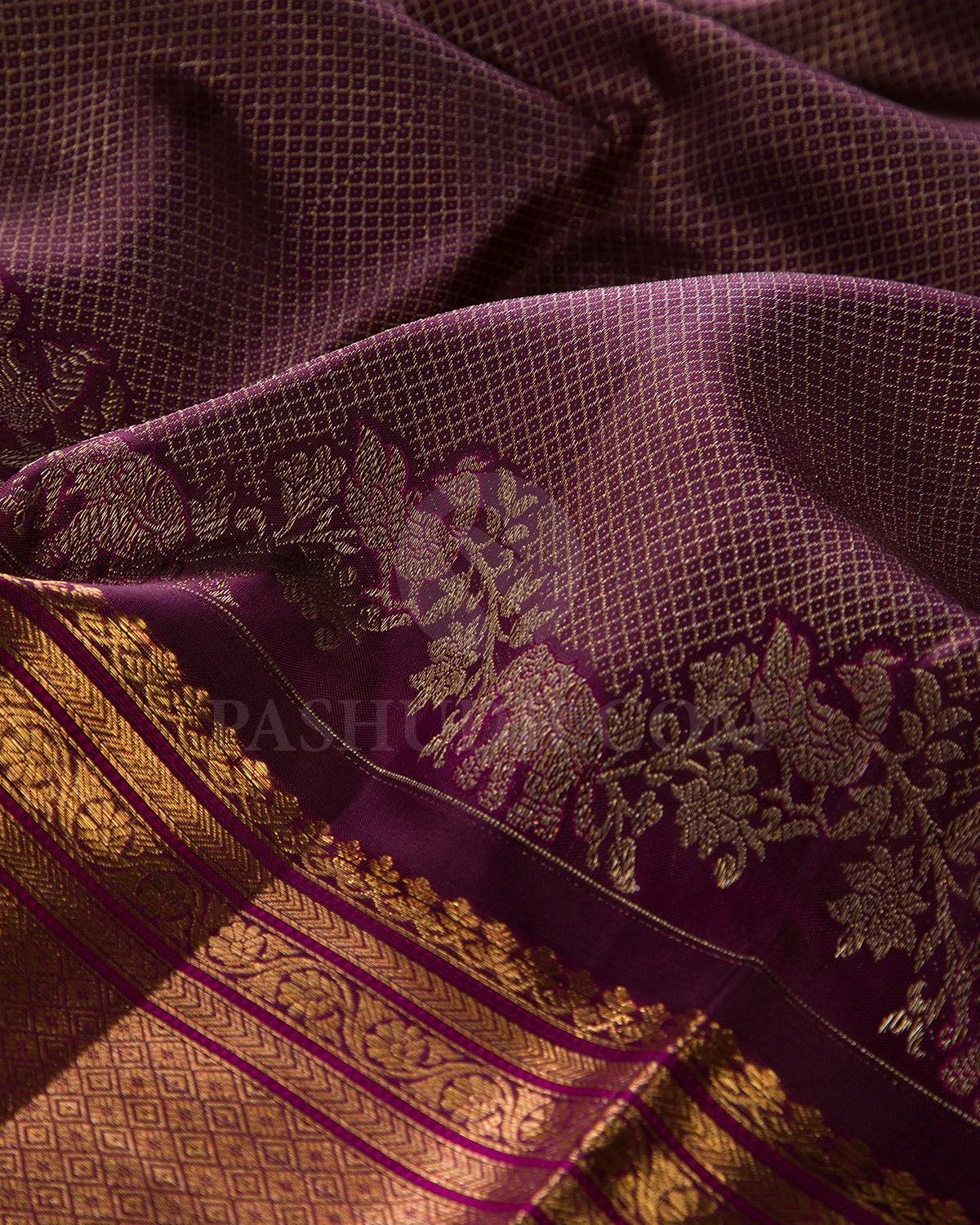 Maroon Kanjivaram Silk Saree - DJ333(A)