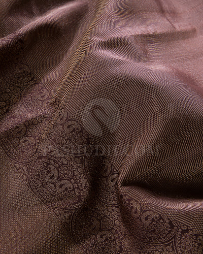 Brown Kanjivaram Silk Saree - DT294(A)