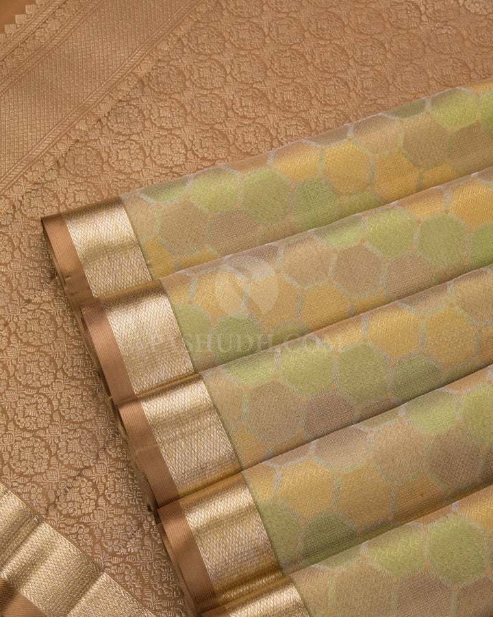 Multicolor Kanjivaram Silk Saree - DJ230