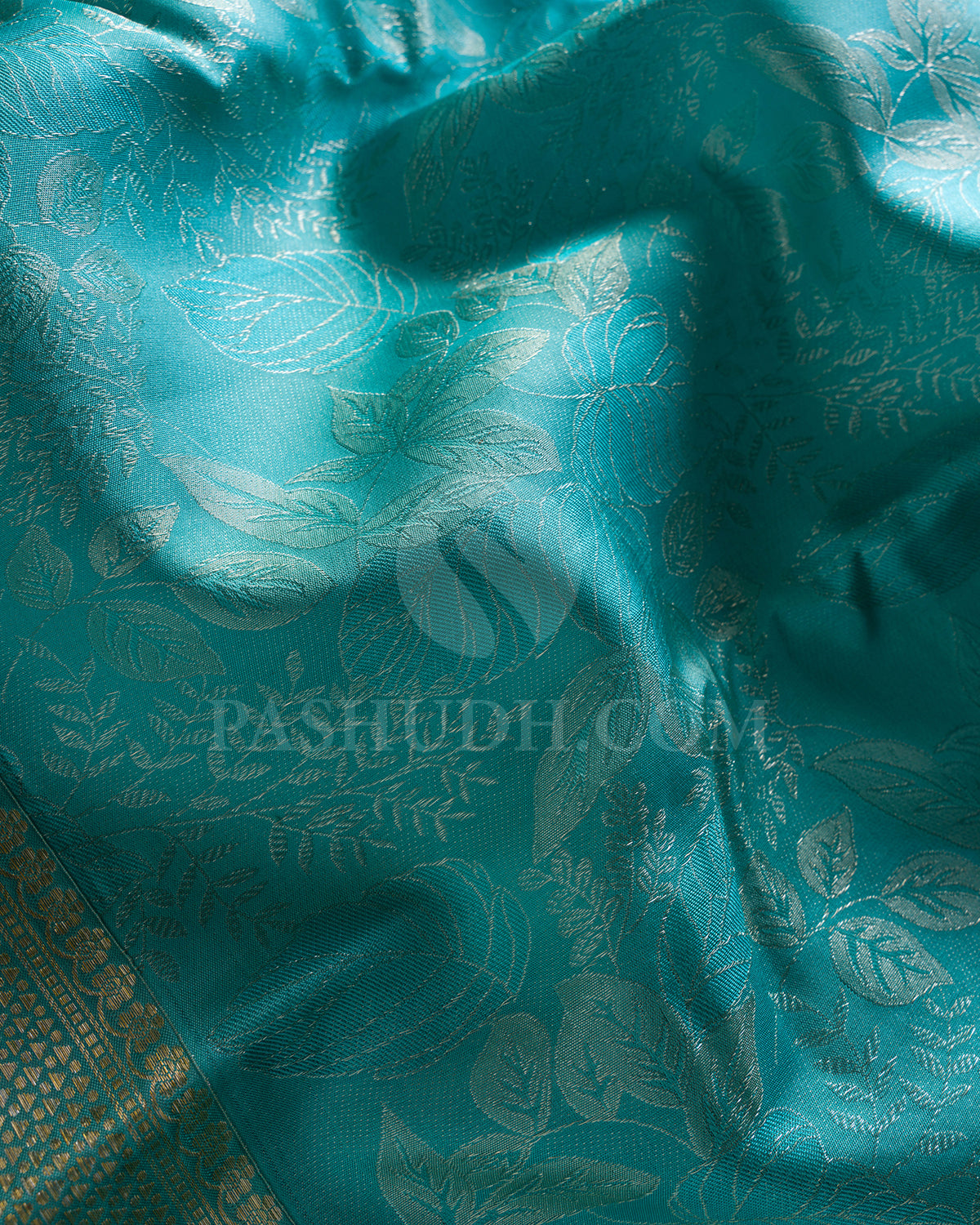 Sky Blue Kanjivaram Silk Saree - D548(E)