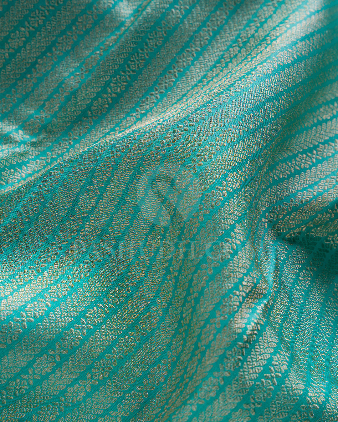 Turquoise Blue Kanjivaram Silk Saree - DT299(A)