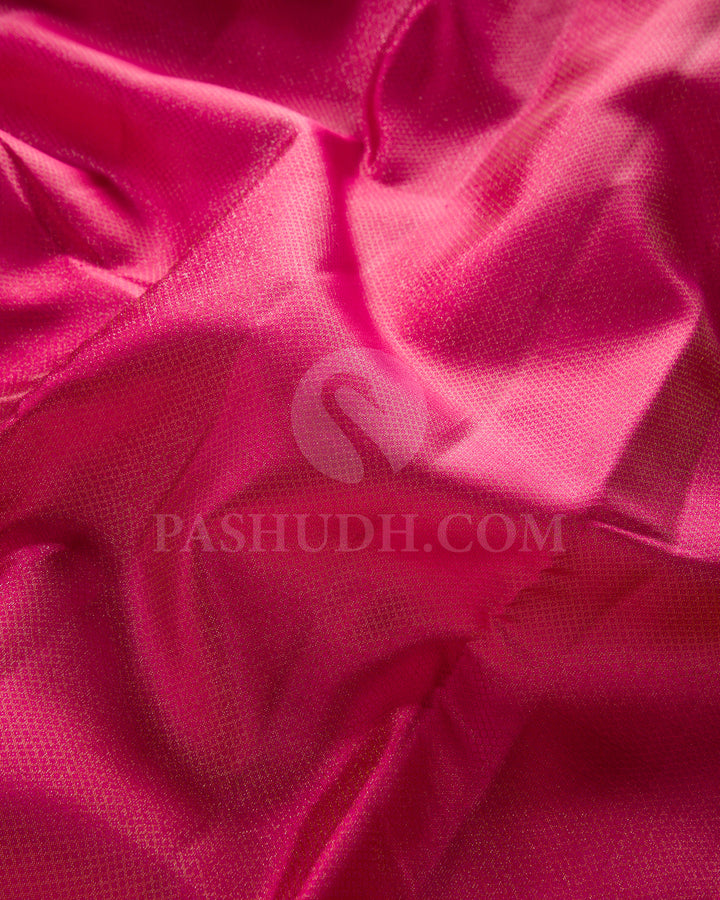 Bright Pink Kanjivaram Silk Saree - DJ336(B)