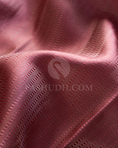 Old Rose And Taupe Kanjivaram Silk Saree - DT271(C)