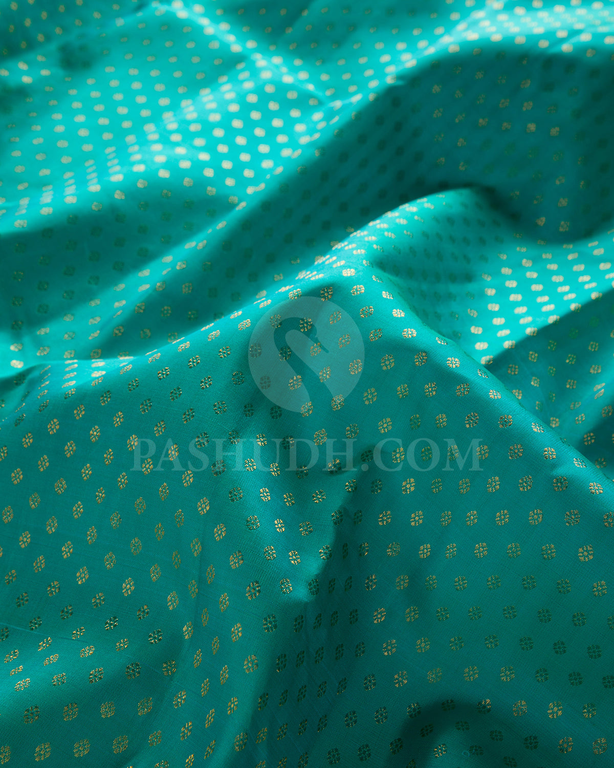 Sea Green And Anandha Blue Traditional Kanjivaram Silk Saree - SVJ90