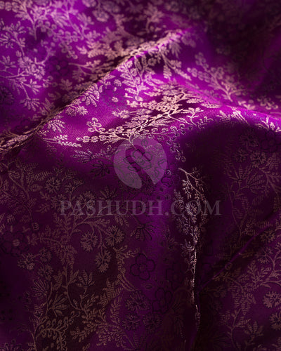 Violet Kanjivaram Silk Saree - DT309(A)