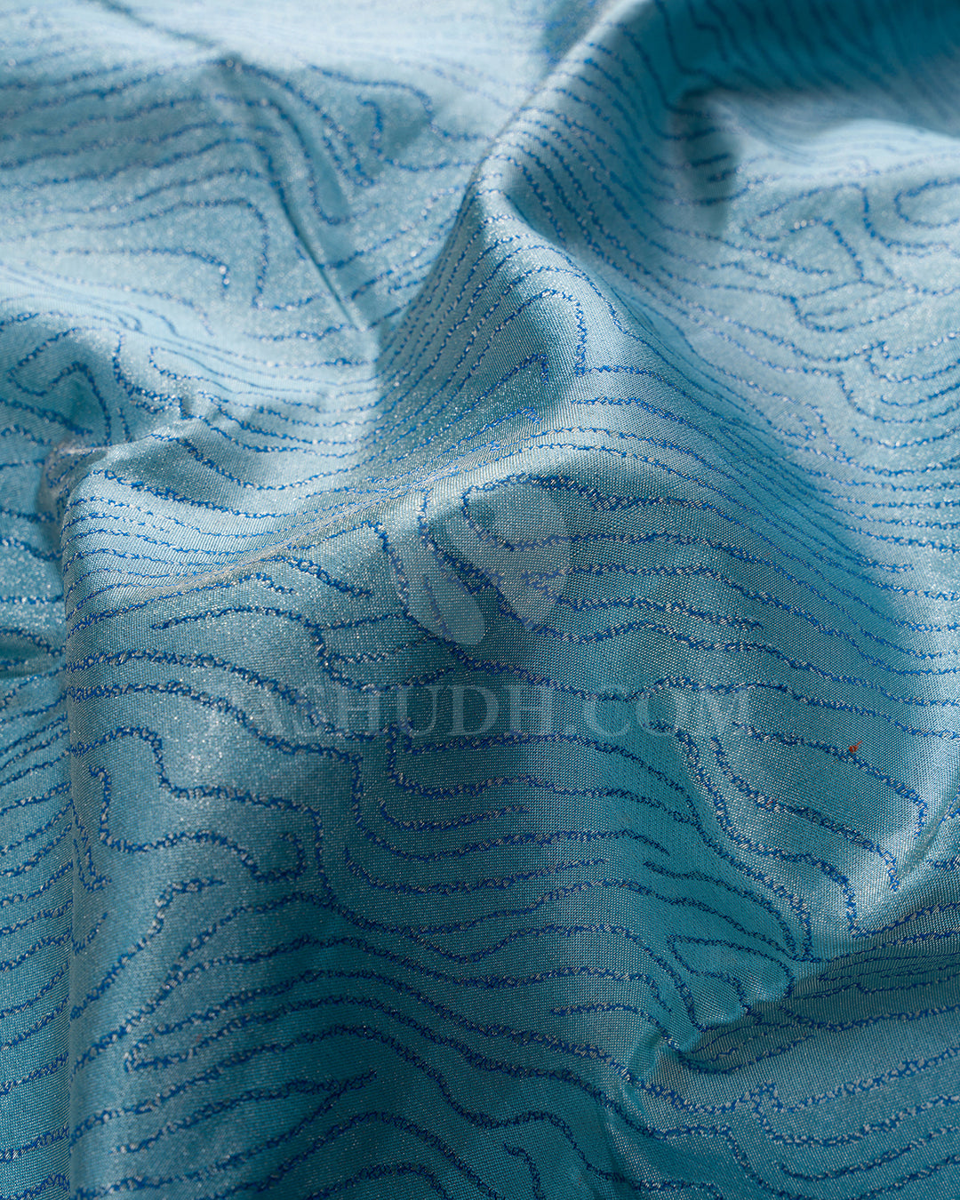 Steel Blue Kanjivaram Silk Saree - D507(I)