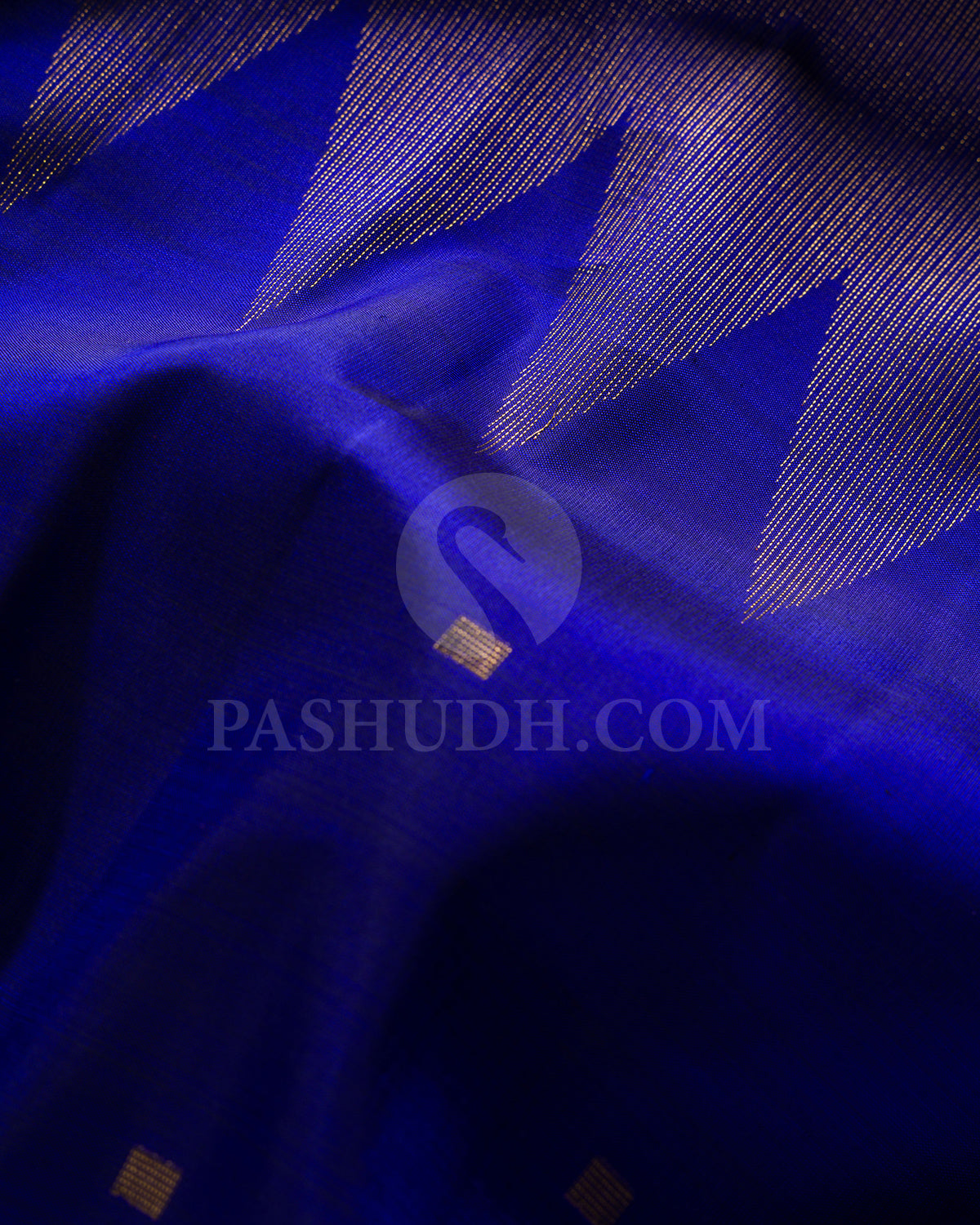 Royal Blue Kanjivaram Silk Saree - S1422(A)