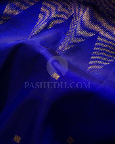 Royal Blue Kanjivaram Silk Saree - S1422(A)