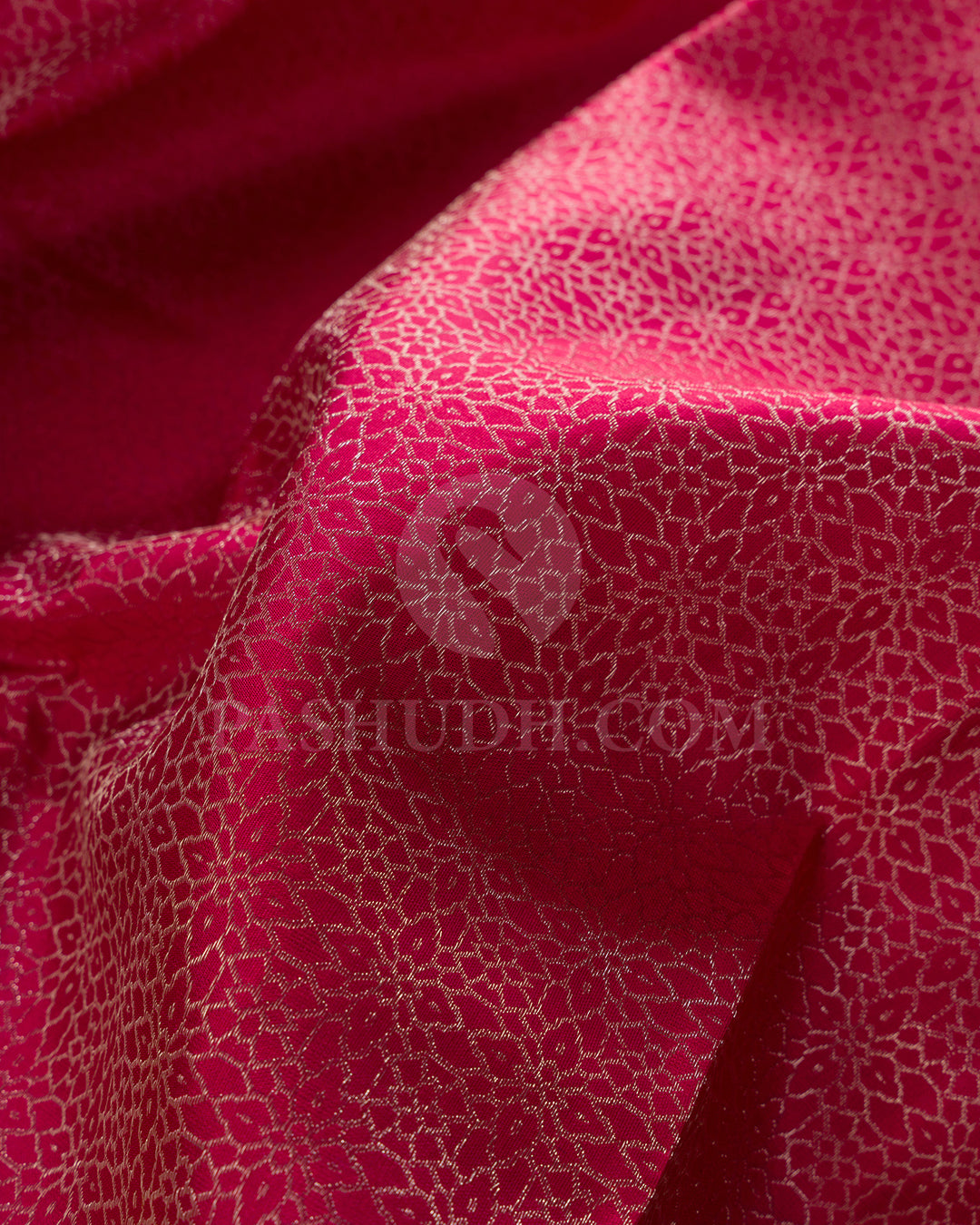 Rasberry Pink And Onion Pink Kanjivaram Silk Saree - DT307(A)