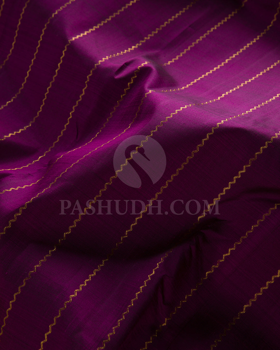 Violet and Mustard Yellow Traditional Kanjivaram Silk Saree - SVJ76