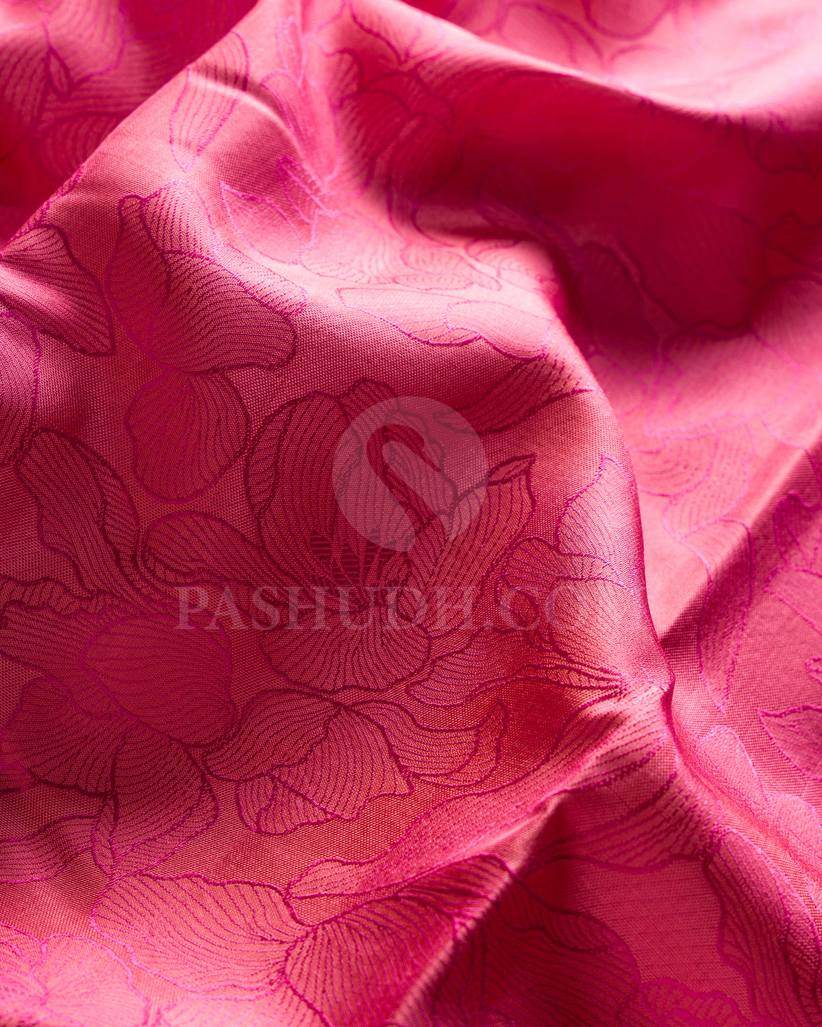 Peach Pink Kanjivaram Silk Saree - D609(B)