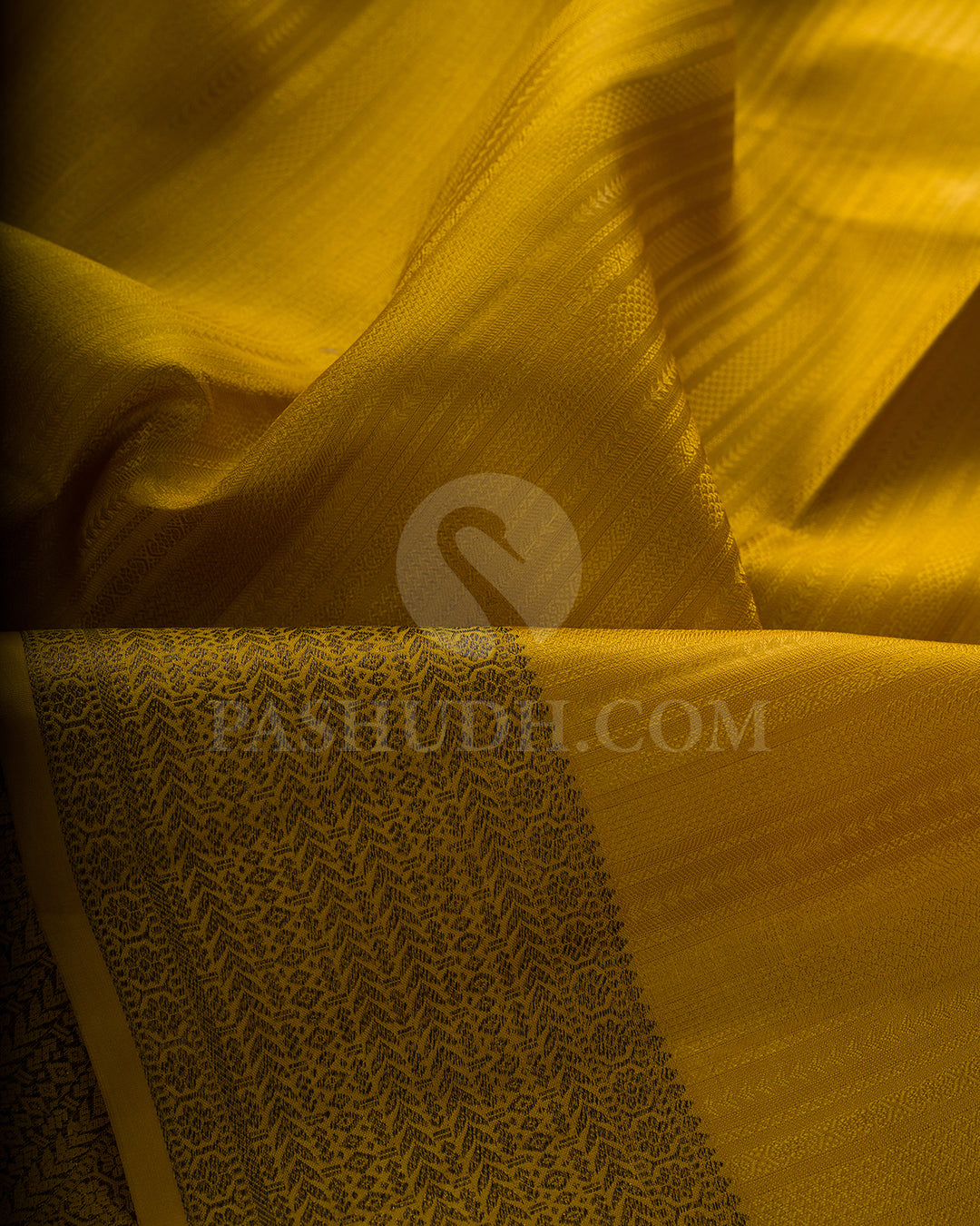 Mustard Kanjivaram Silk Saree - BKF14
