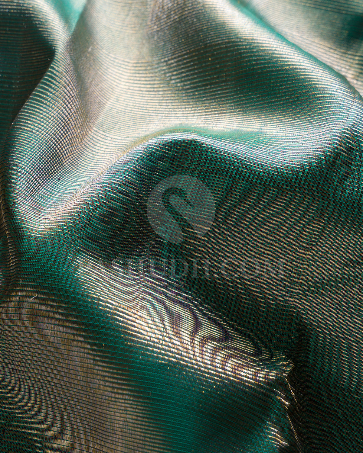 Sapphire Green And Purple Kanjivaram Silk Saree - S1114(F)