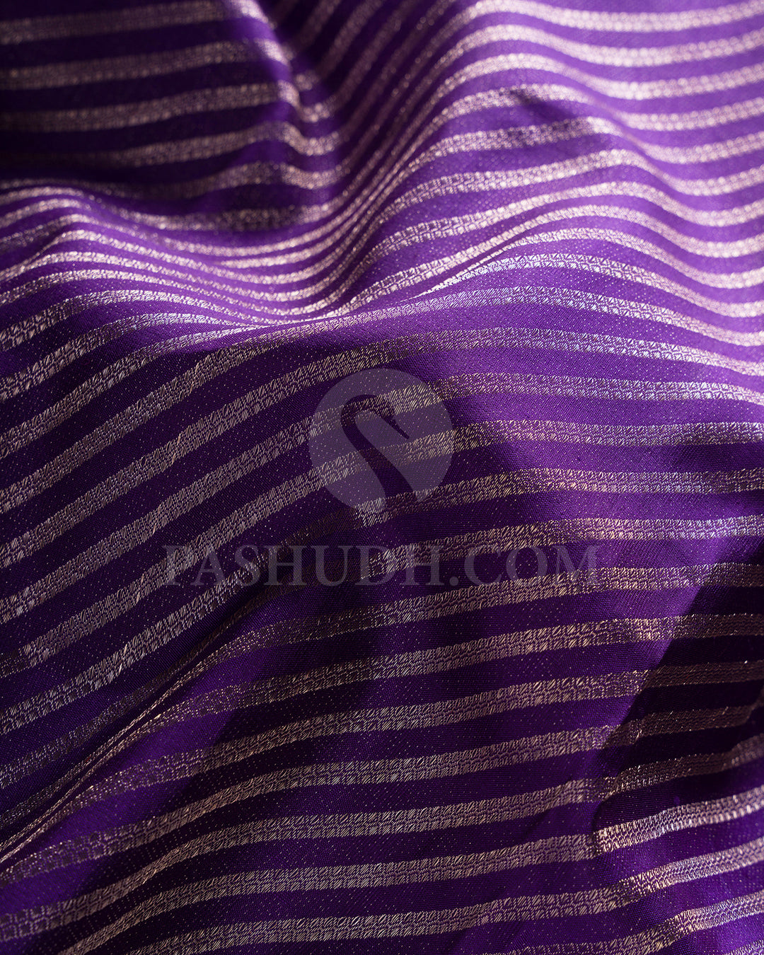 Violet Kanjivaram Silk Saree - D533(E)