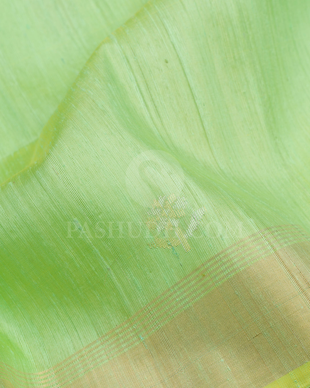 Rexona Green and Baby Pink Dupion Soft Silk Saree - AC35