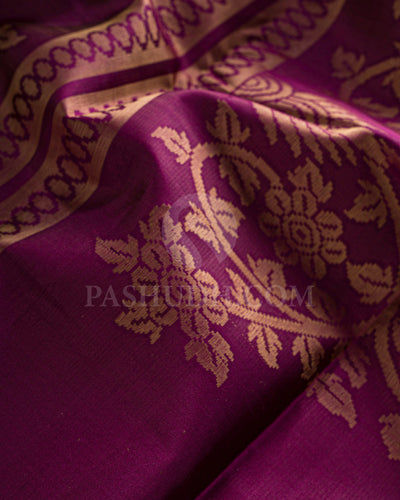 Rosewood Kanjivaram Silk Saree - D600(A)