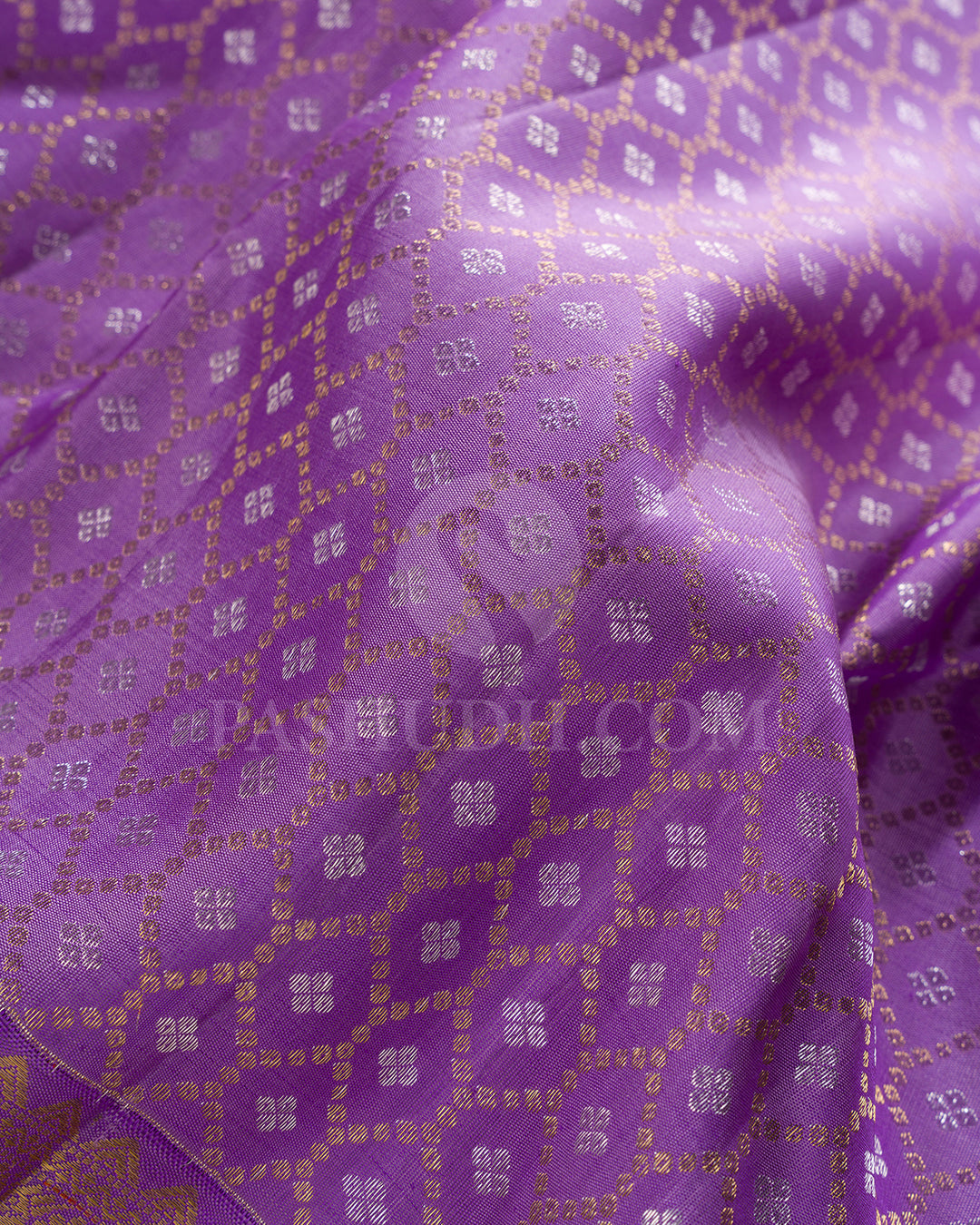 Lavender Kanjivaram Silk Saree - BKB1