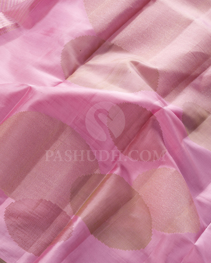 Baby Pink Kanjivaram Silk Saree - DJ341(B)