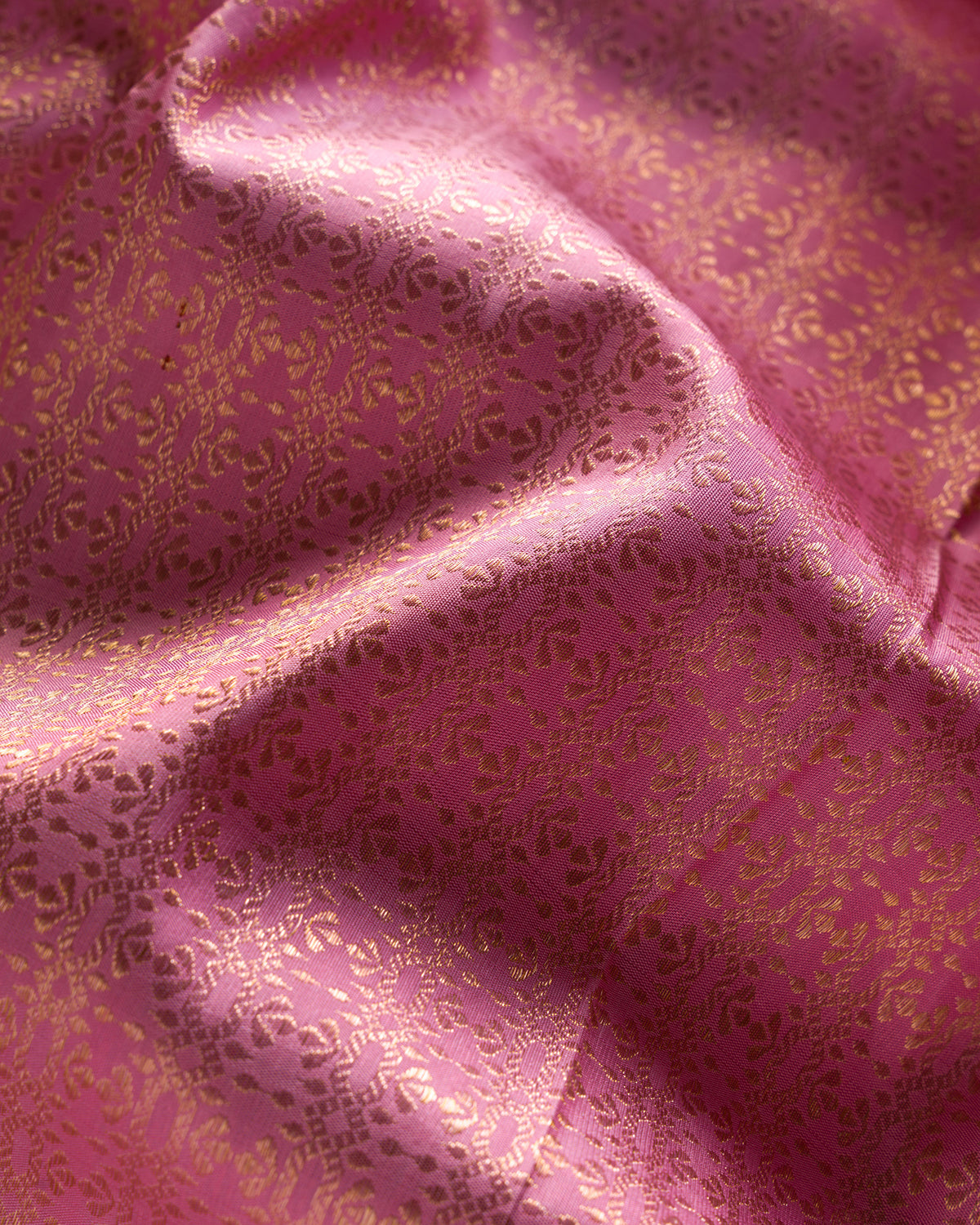 Baby Pink And Lavender Kanjivaram Silk Saree - S1405(A)