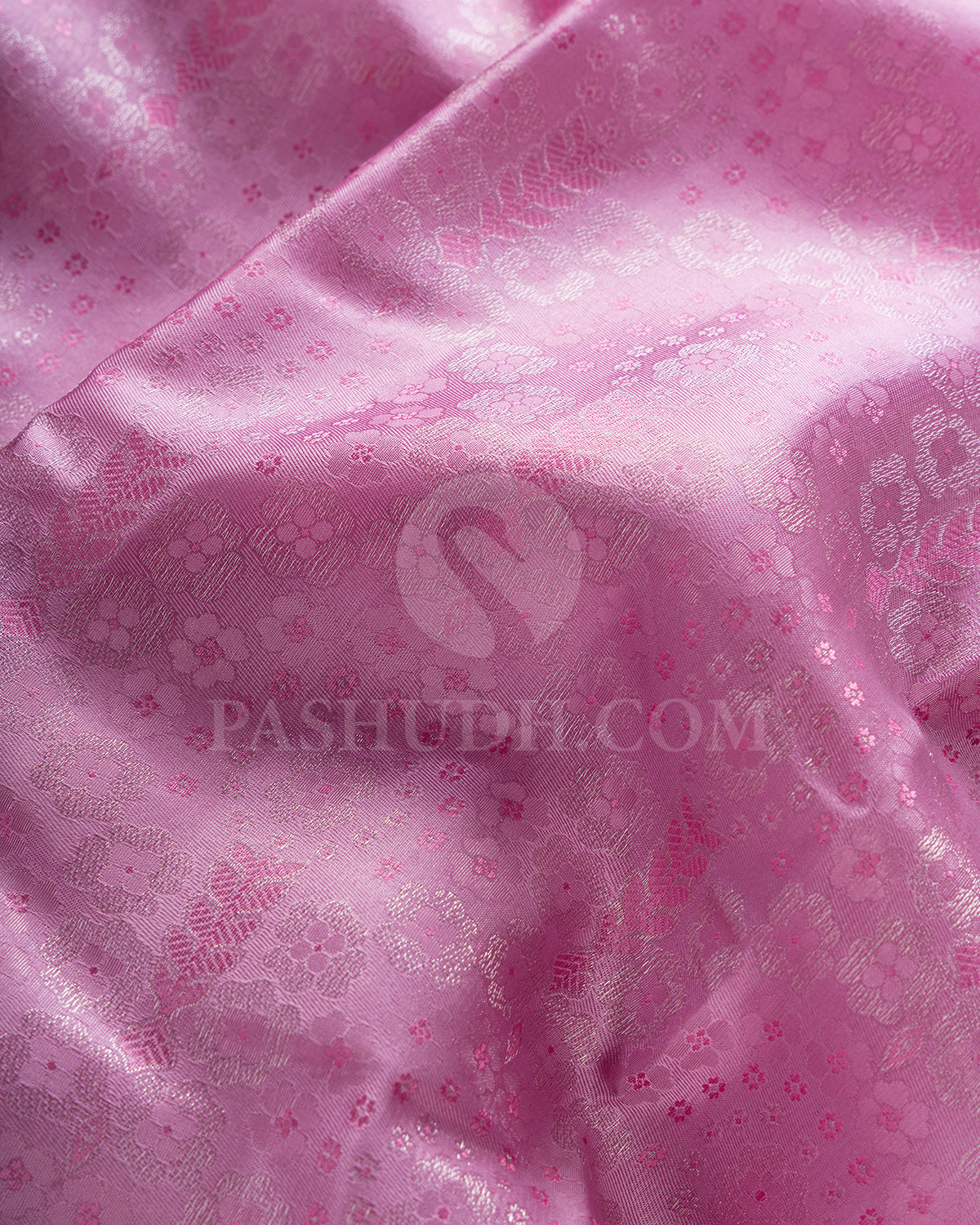 Baby Pink Kanjivaram Silk Saree - DT247( C )