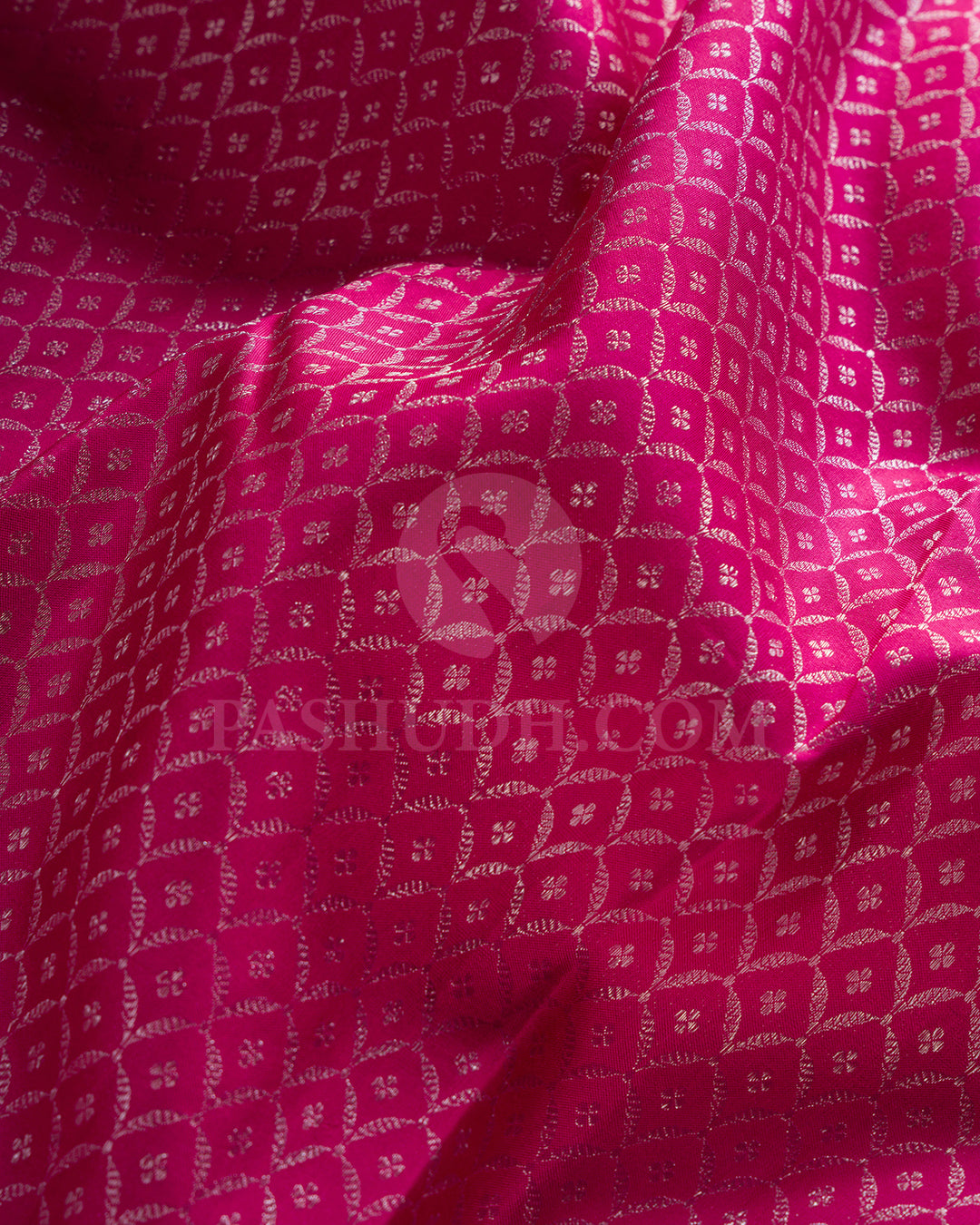Mulberry Pink and Khaki Kanjivaram Silk Saree - DT300(A)