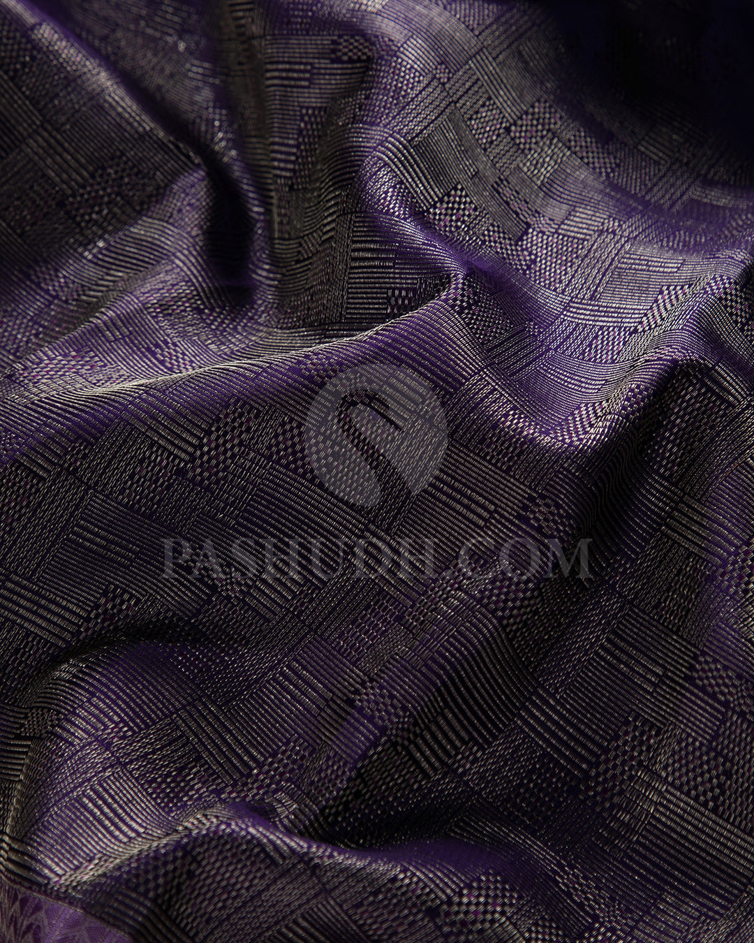 Purple And Lavender Kanjivaram Silk Saree - D571 ( C )