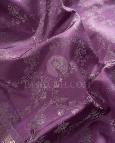 Lavender Kanjivaram Silk Saree - DT295(B)