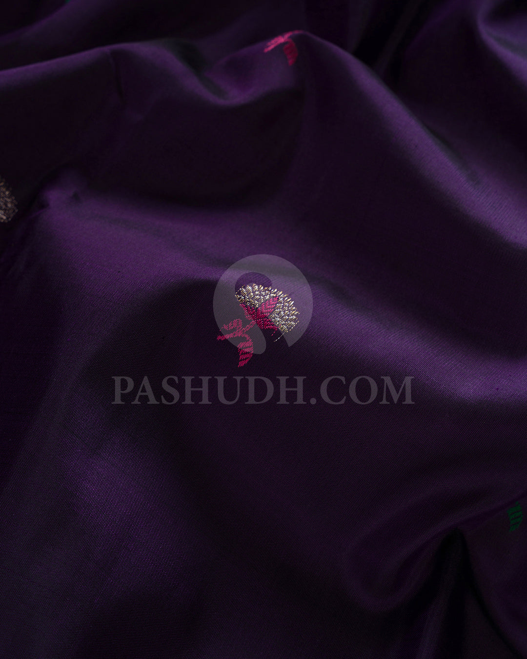 Royal Purple Kanjivaram Silk Saree - S1368(A)