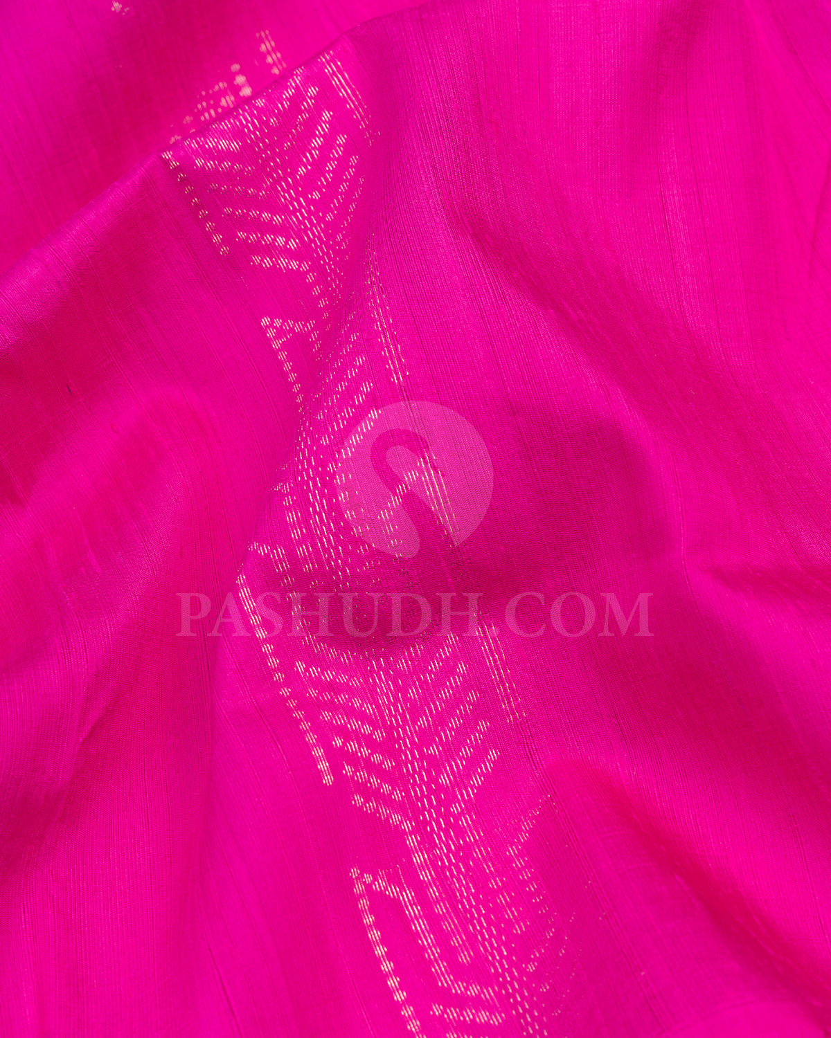 Rani Pink Dupion Soft Silk Saree - AC97