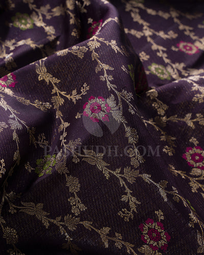 Purple And Lavender Kanjivaram Silk Saree
